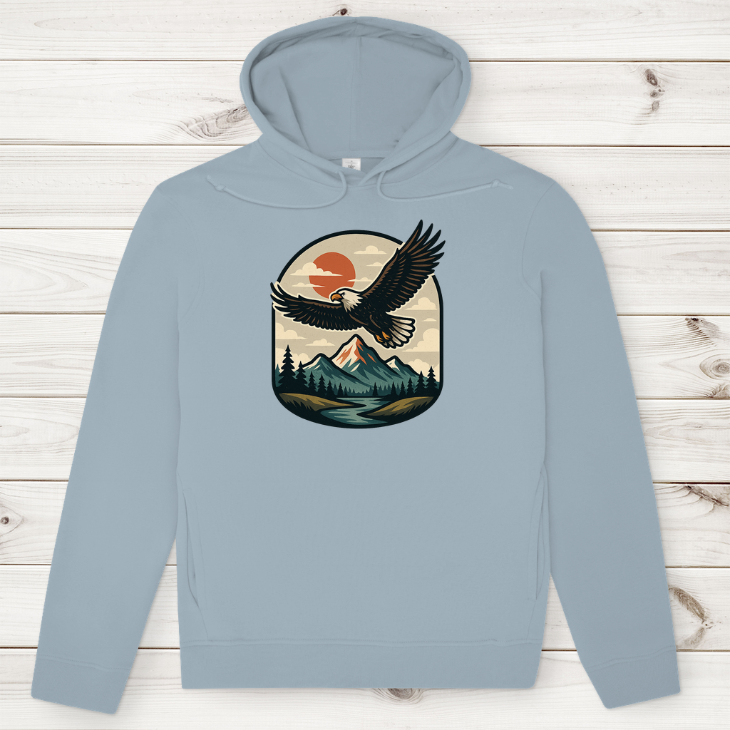 Hoodie Herren Premium 100% Bio Eagle