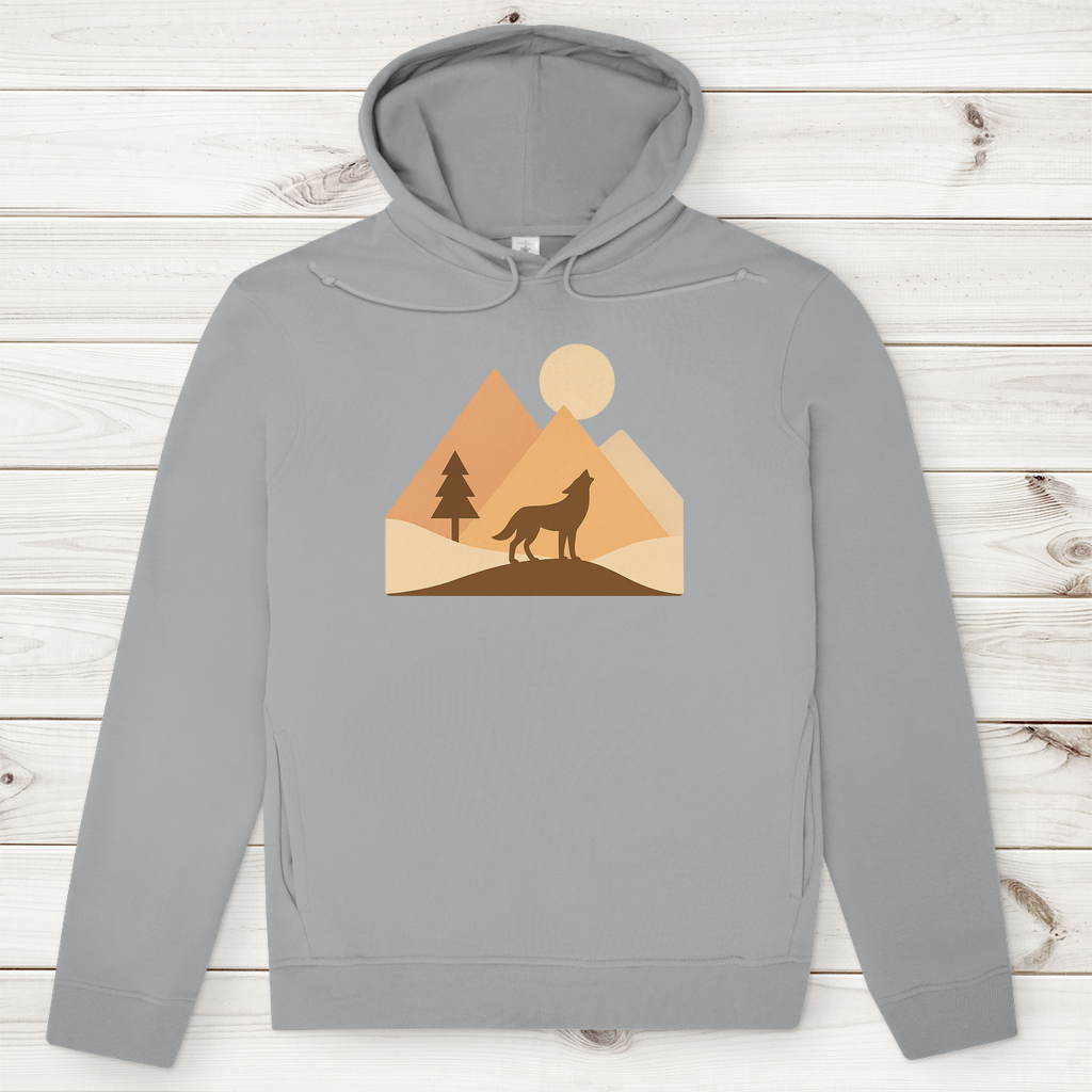 Herren Premium Bio Hoodie Wulf