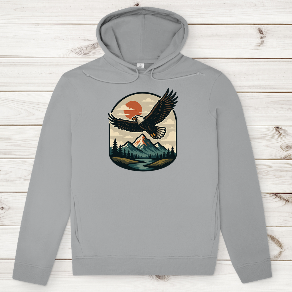Hoodie Herren Premium 100% Bio Eagle