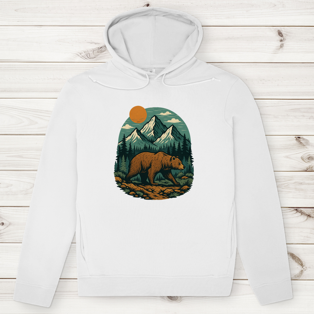 Herren Premium Bio Hoodie Bär