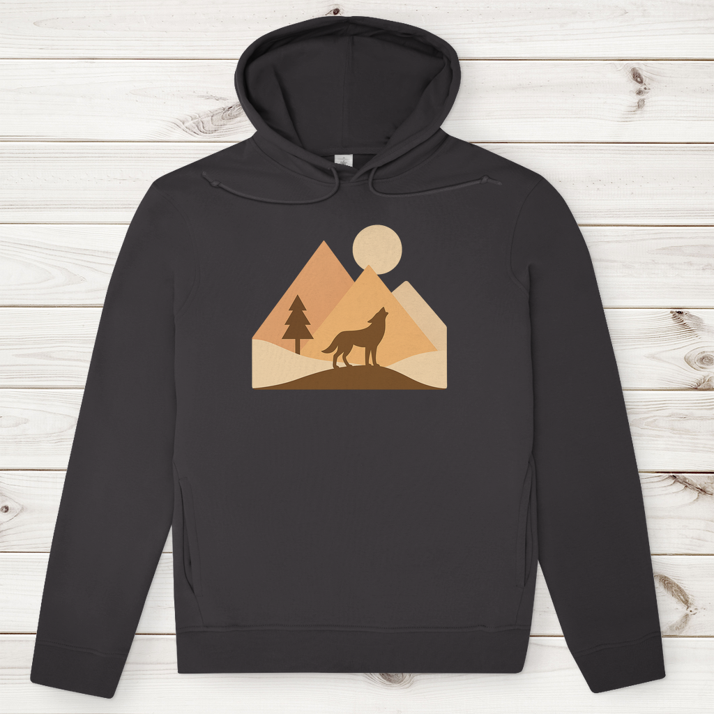 Herren Premium Bio Hoodie Wulf