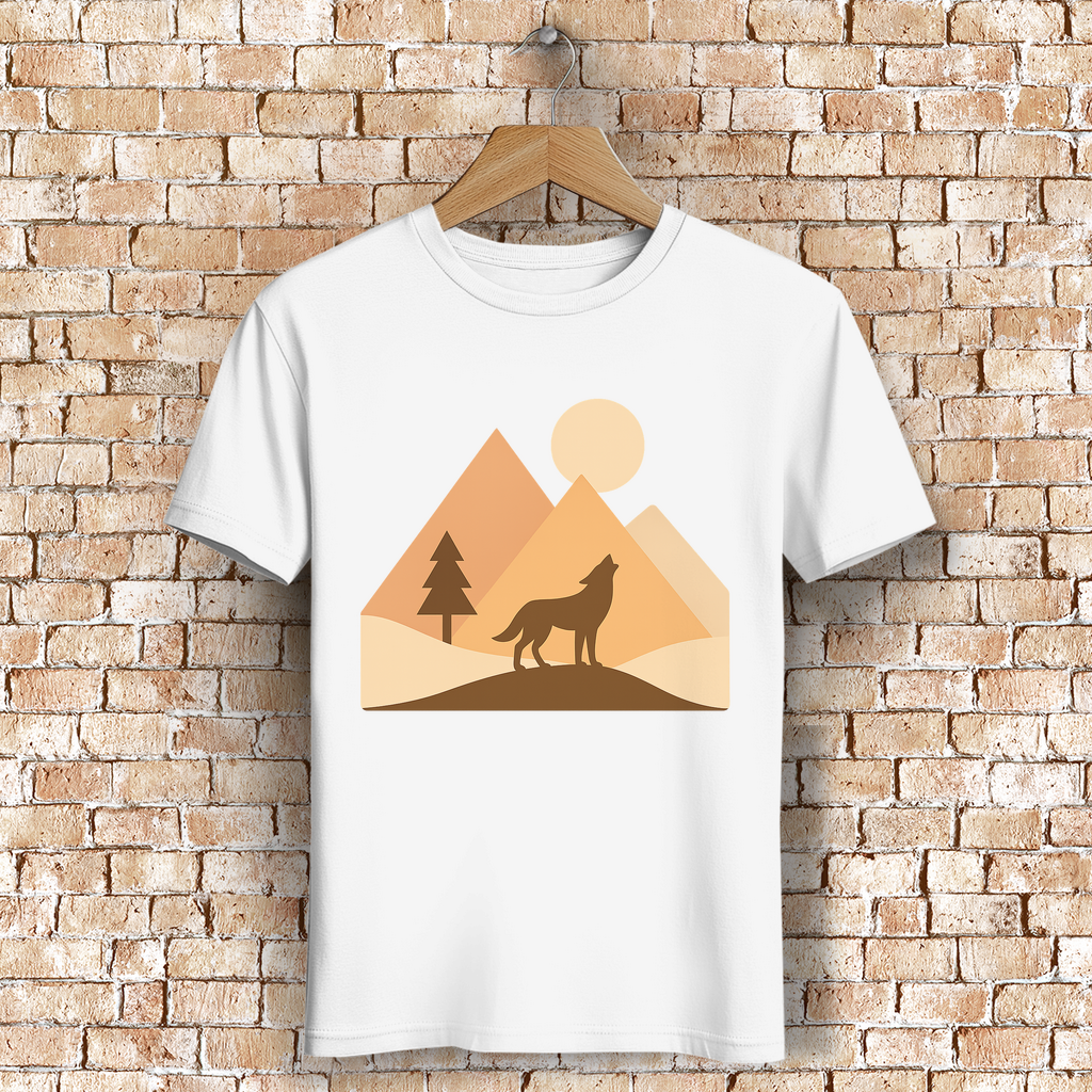 Herren Premium Bio T-Shirt Wulf