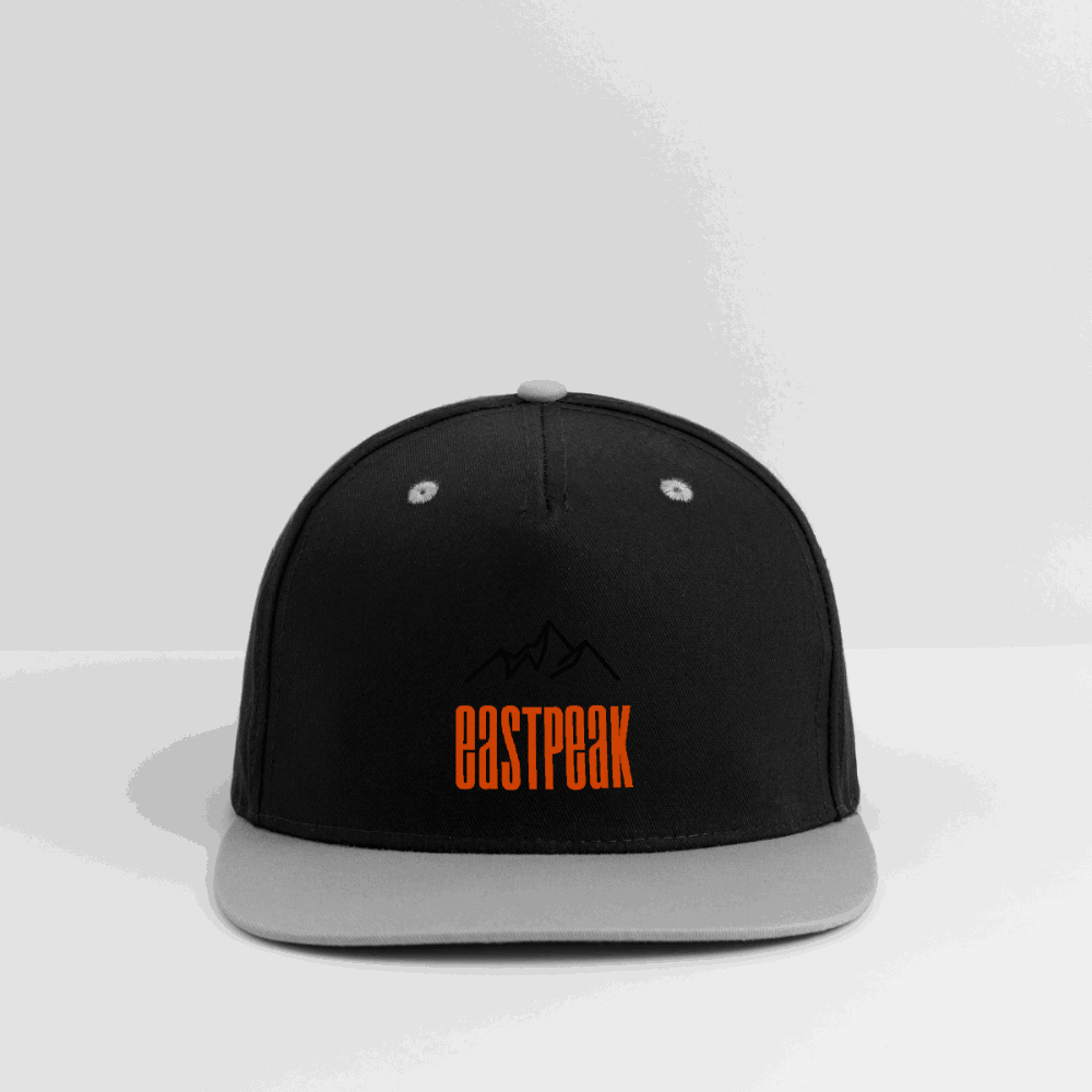 Kontrast Snapback Cap - Schwarz/Grau