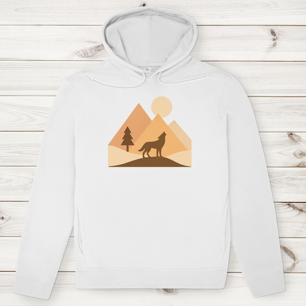 Herren Premium Bio Hoodie Wulf