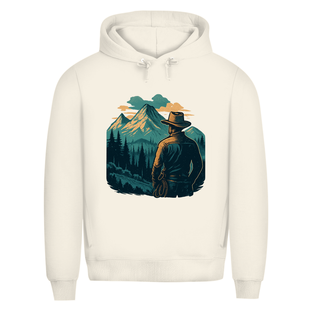 Herren Premium Bio Hoodie Cowboy