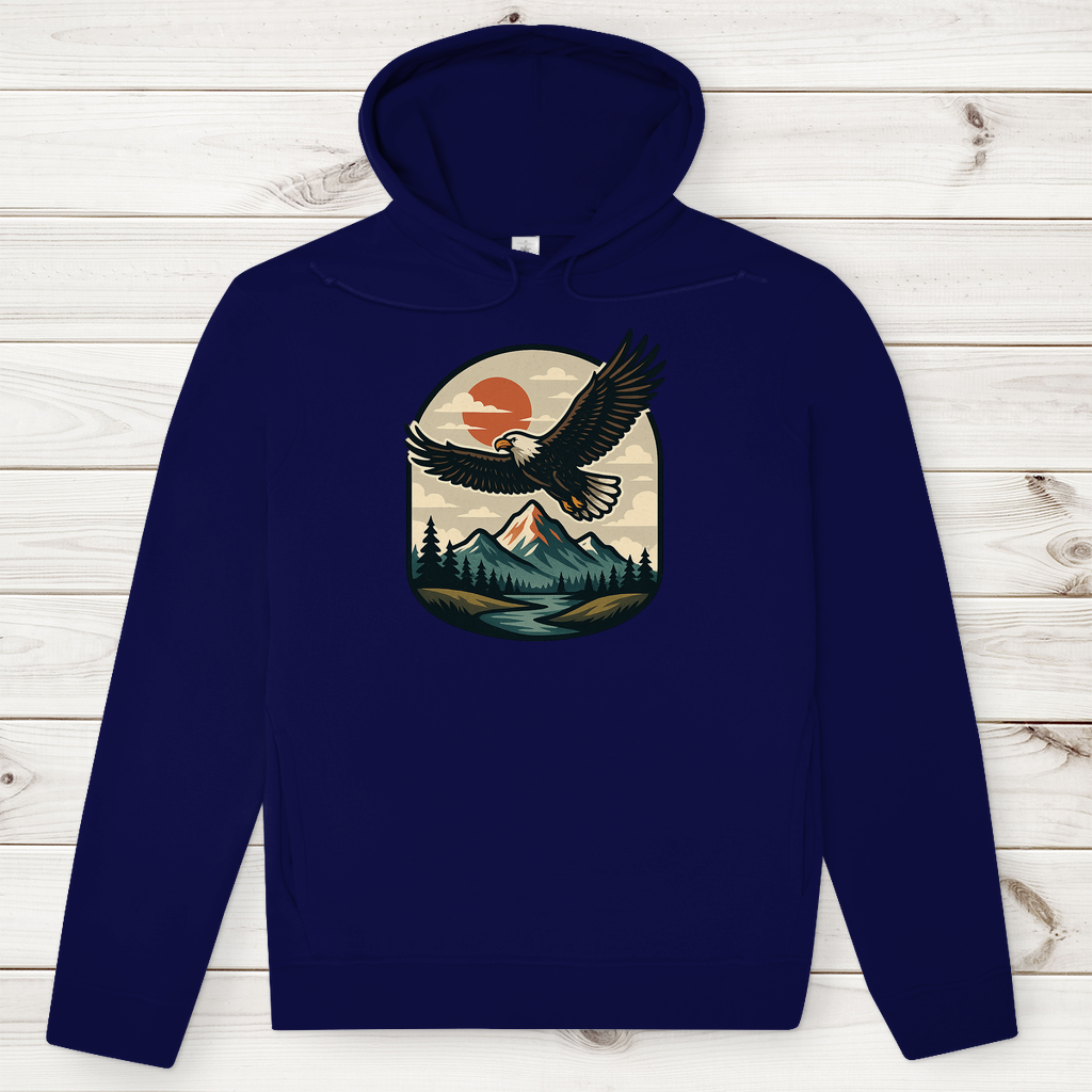 Hoodie Herren Premium 100% Bio Eagle