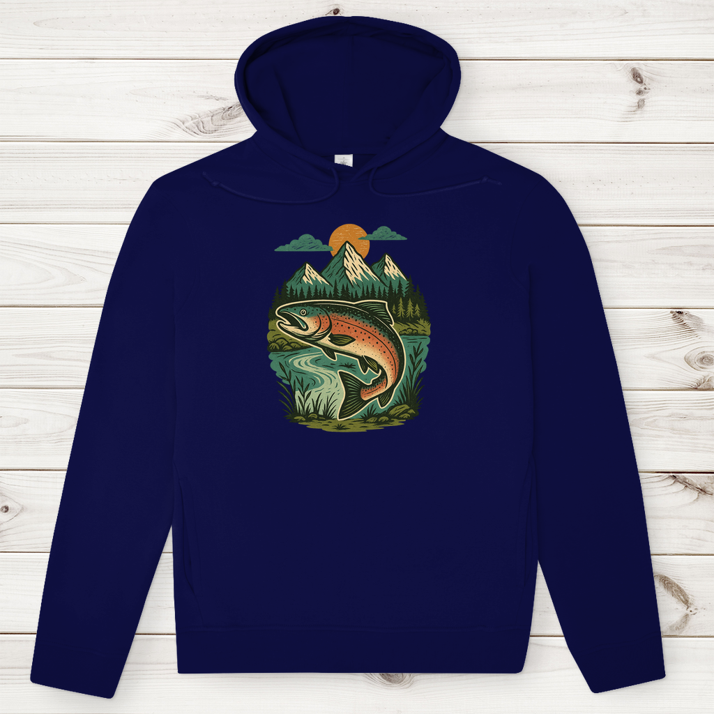 Herren Premium Bio Hoodie Salmon