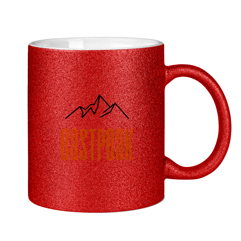 Glitzertasse Cowboy - 330ml Tasse Glitzer