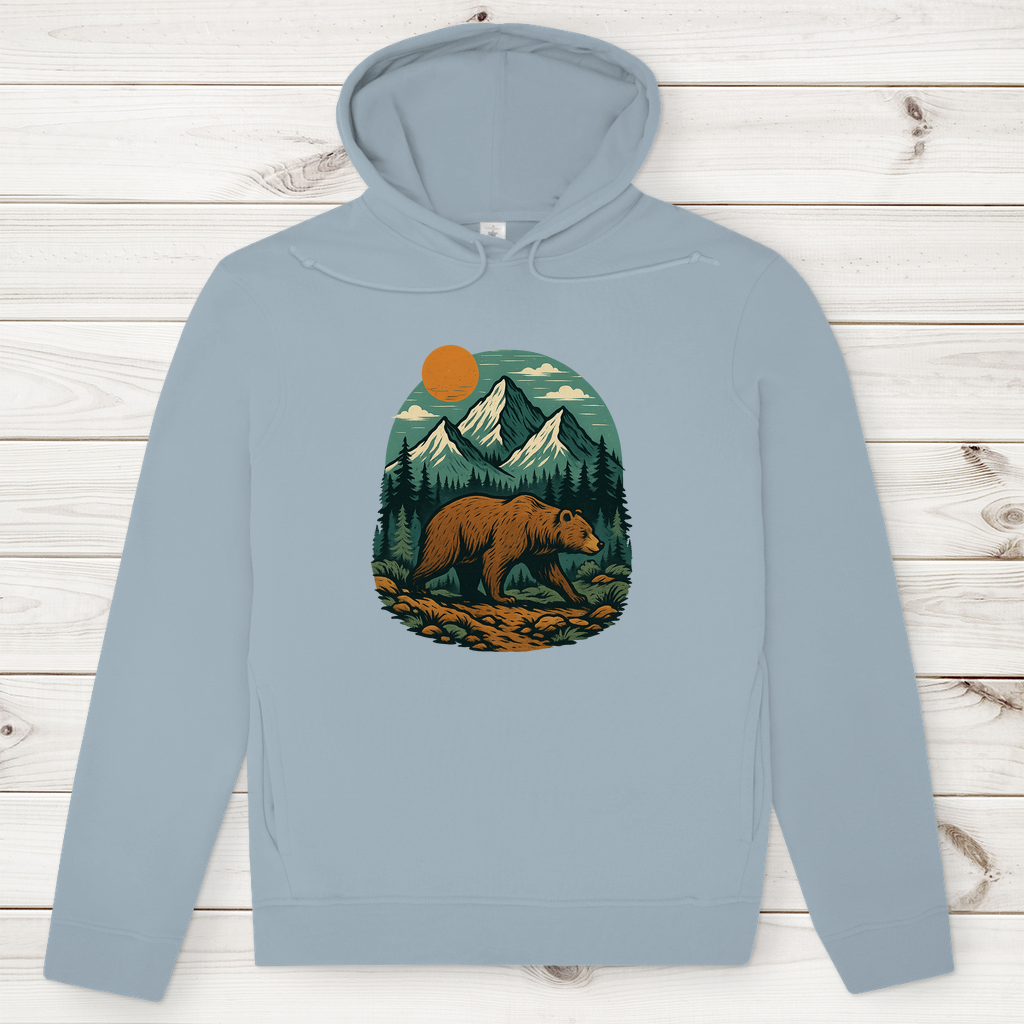 Herren Premium Bio Hoodie Bär
