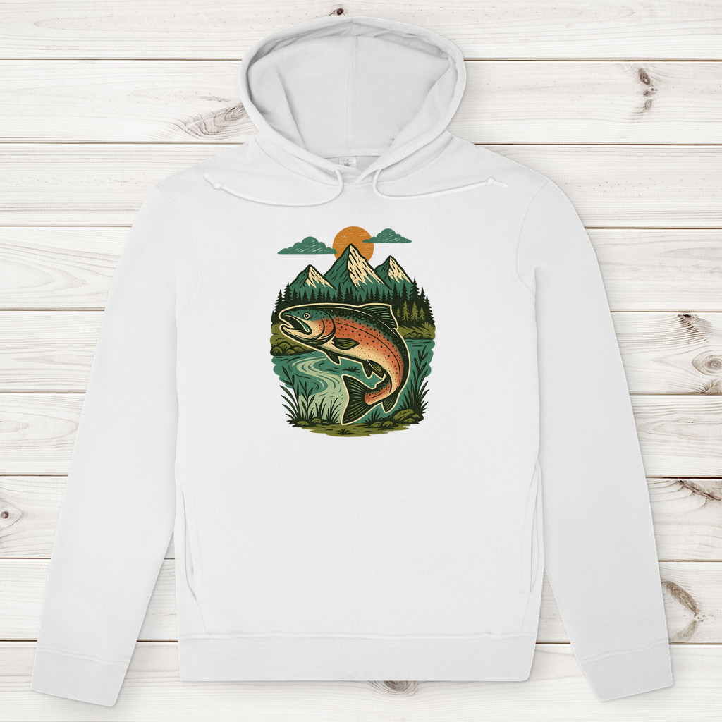 Herren Premium Bio Hoodie Salmon
