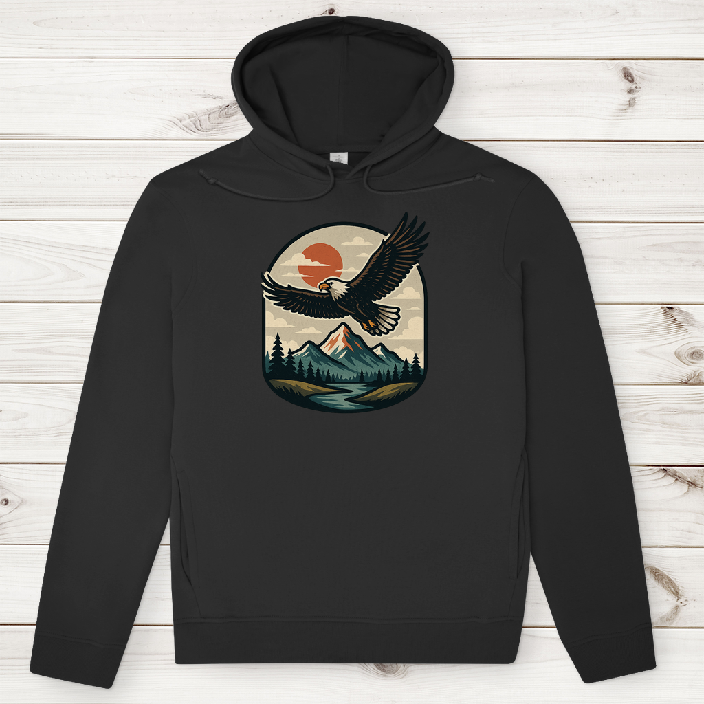 Hoodie Herren Premium 100% Bio Eagle