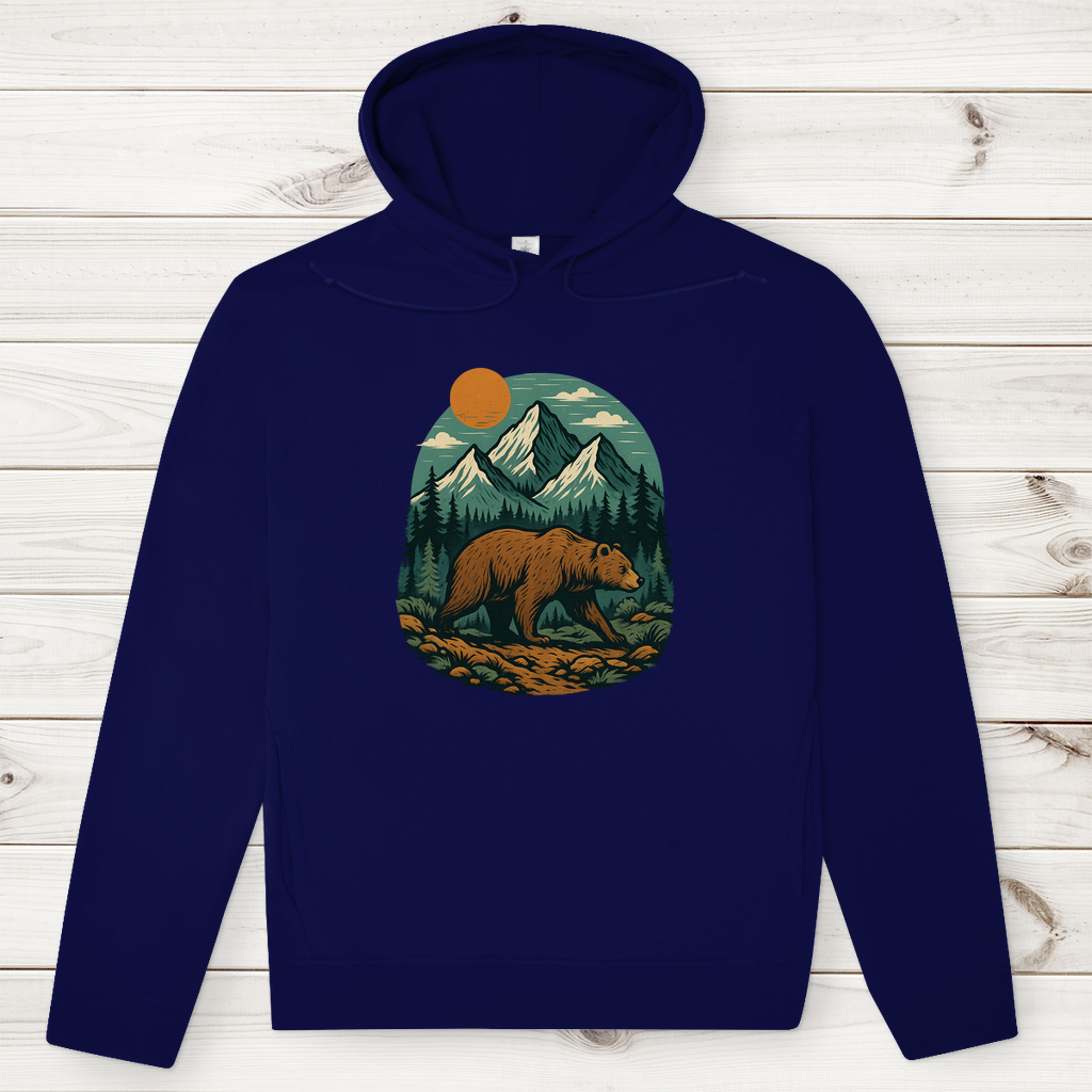 Herren Premium Bio Hoodie Bär