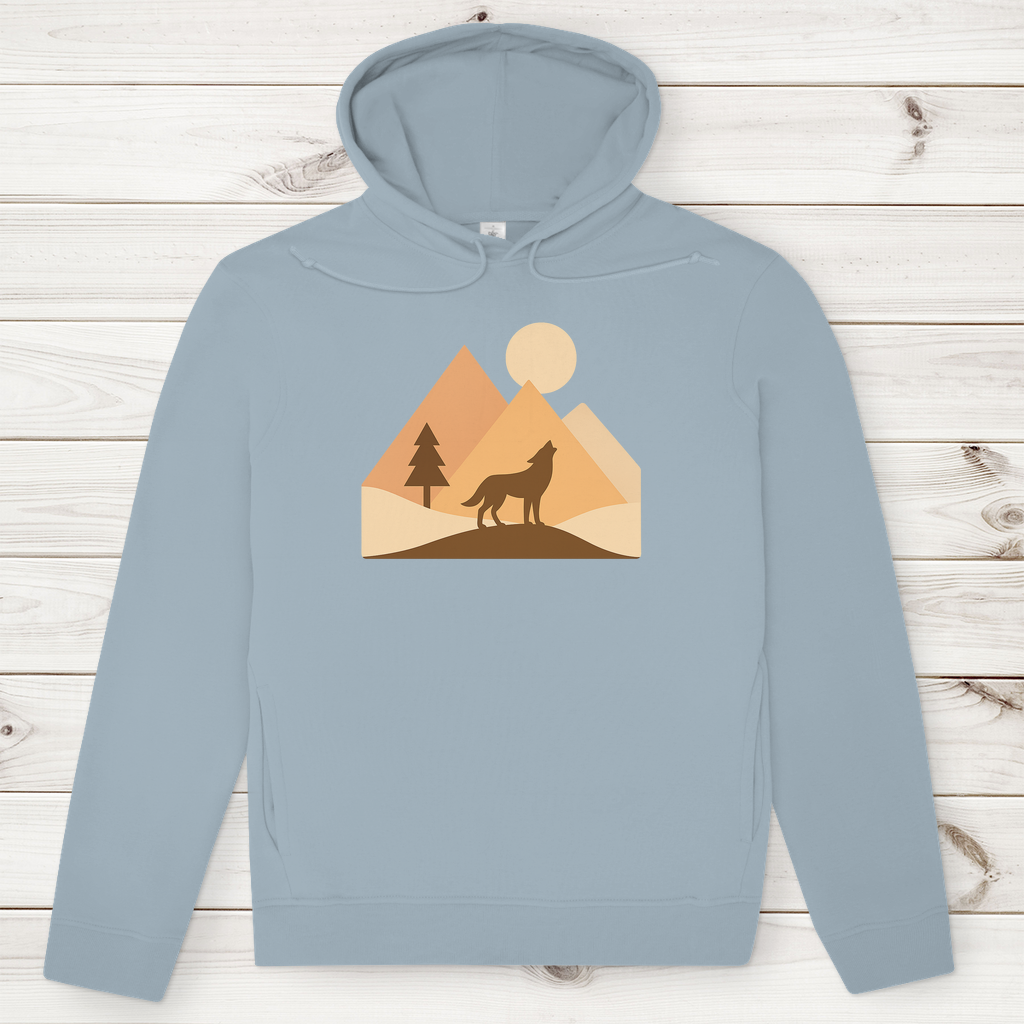 Herren Premium Bio Hoodie Wulf