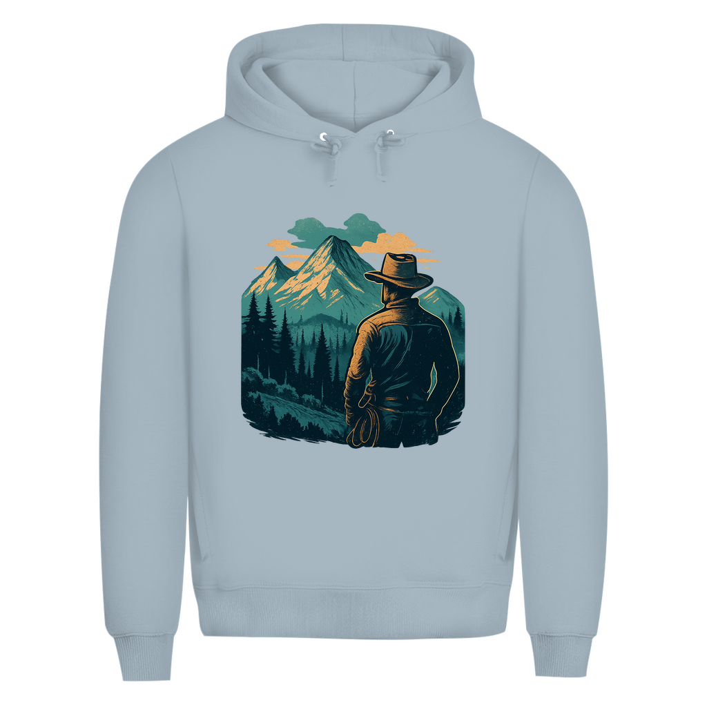 Herren Premium Bio Hoodie Cowboy