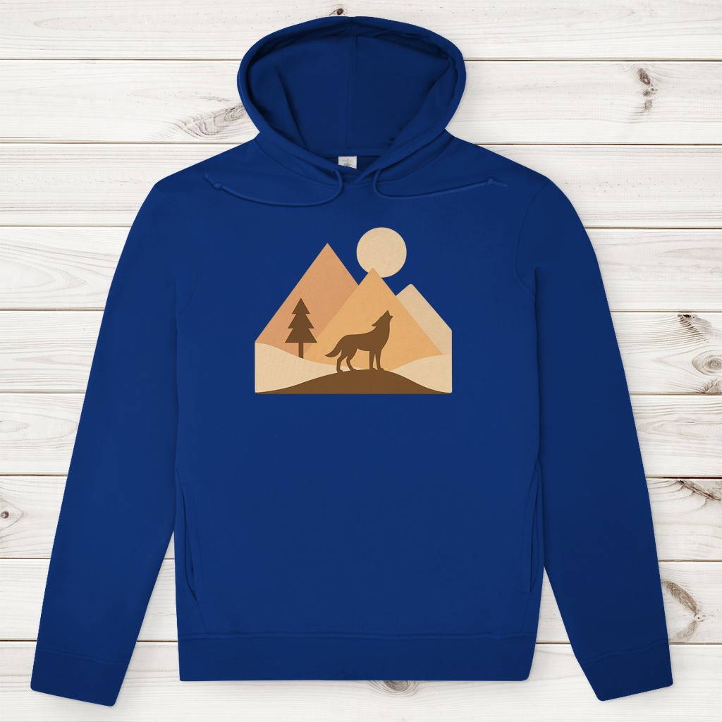 Herren Premium Bio Hoodie Wulf
