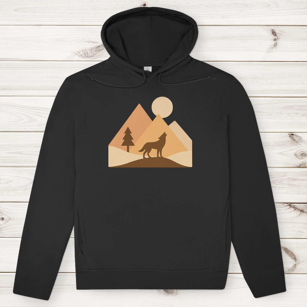 Herren Premium Bio Hoodie Wulf