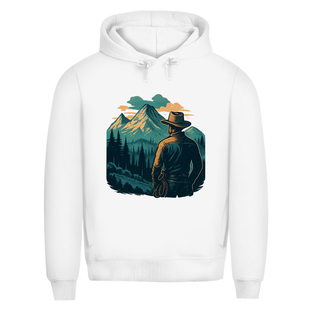 Herren Premium Bio Hoodie Cowboy