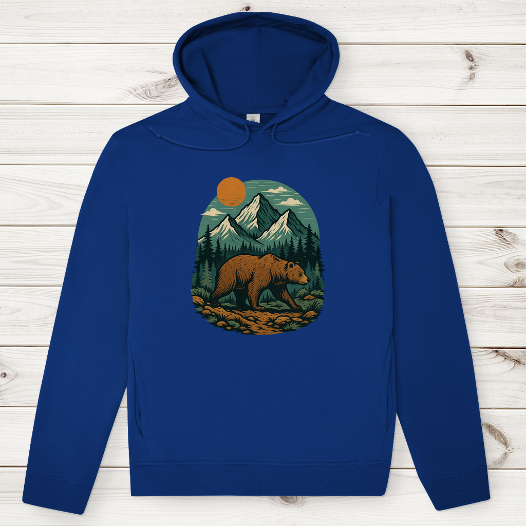 Herren Premium Bio Hoodie Bär