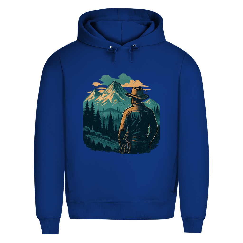 Herren Premium Bio Hoodie Cowboy