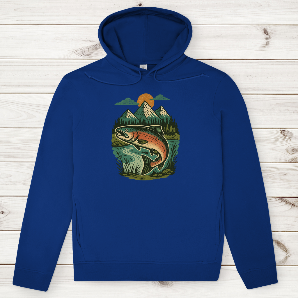 Herren Premium Bio Hoodie Salmon