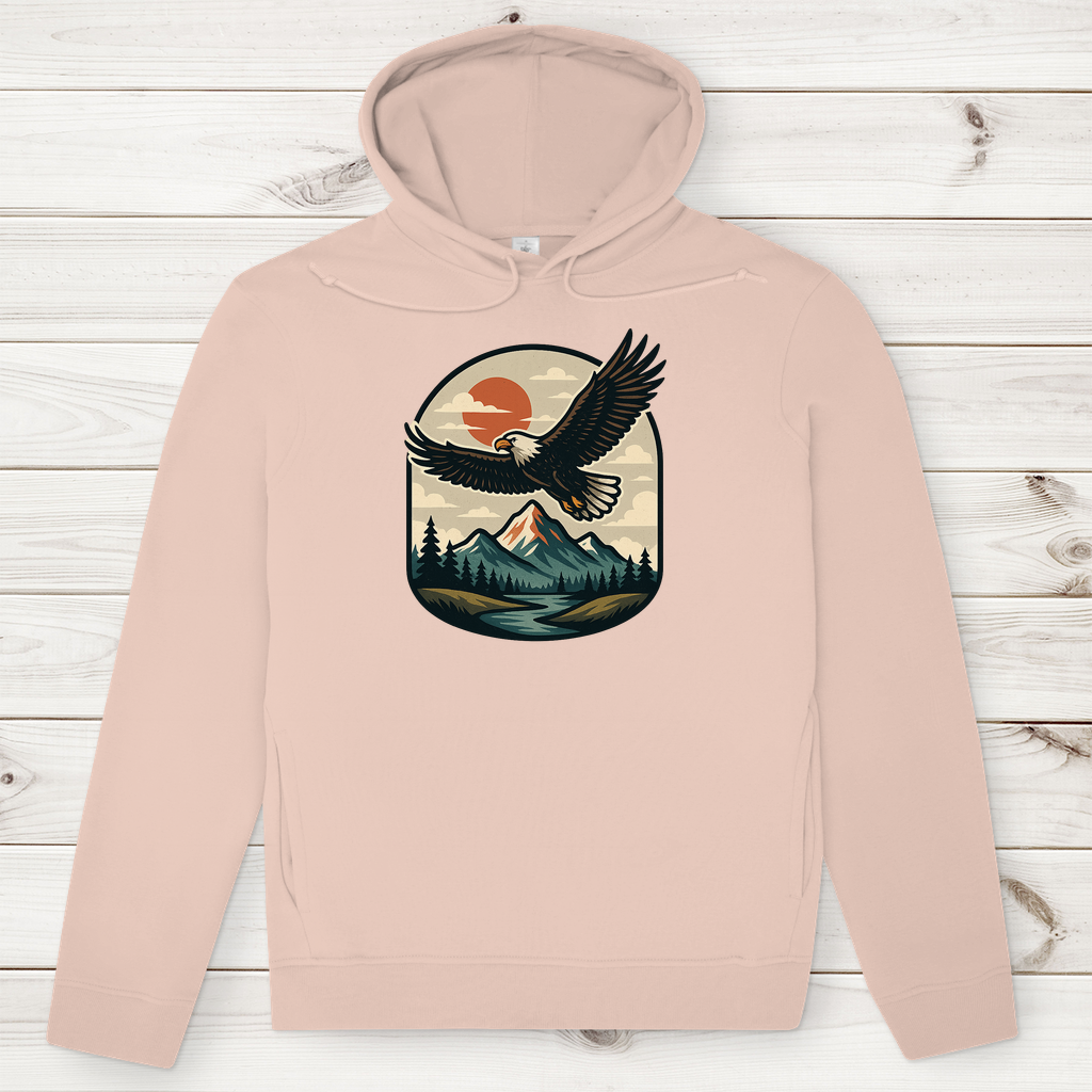 Hoodie Herren Premium 100% Bio Eagle