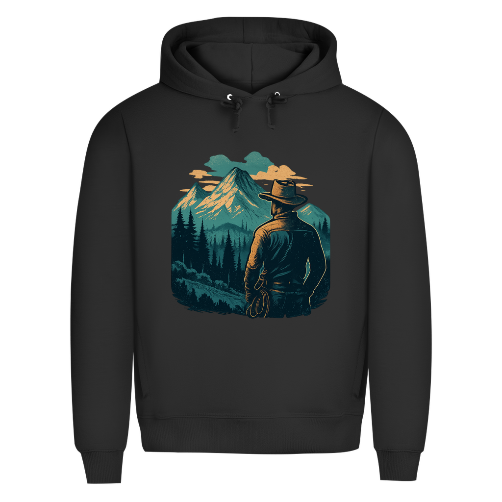 Herren Premium Bio Hoodie Cowboy