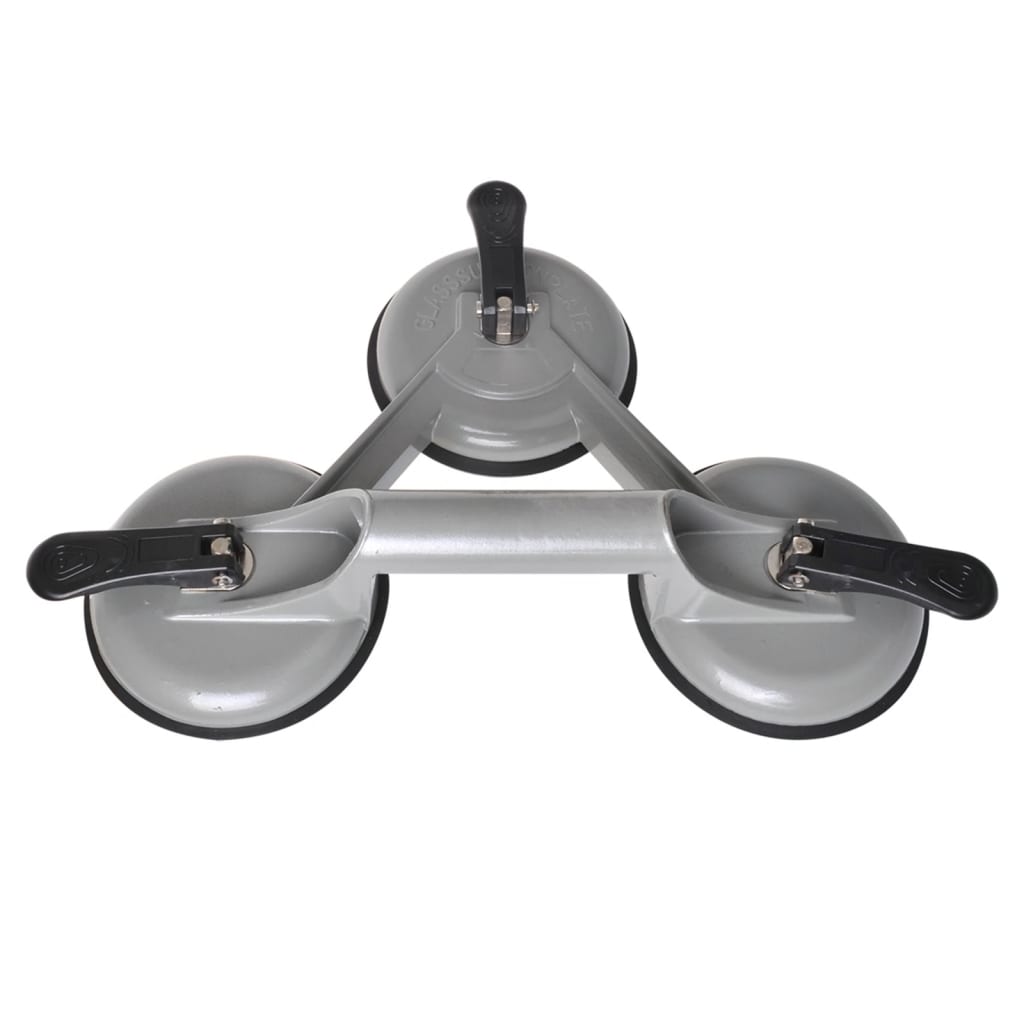 Saugheber Aluminium mit 3 Saugnäpfen