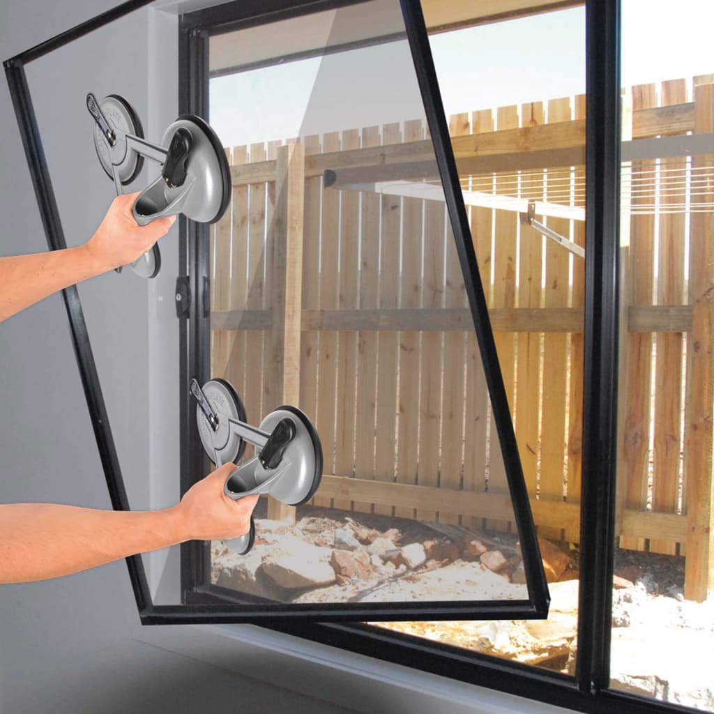Saugheber Aluminium mit 3 Saugnäpfen