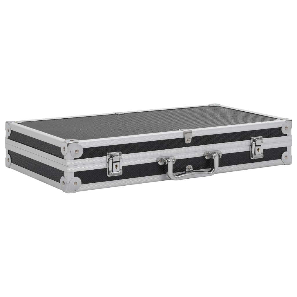 Waffenkoffer Aluminium ABS Schwarz