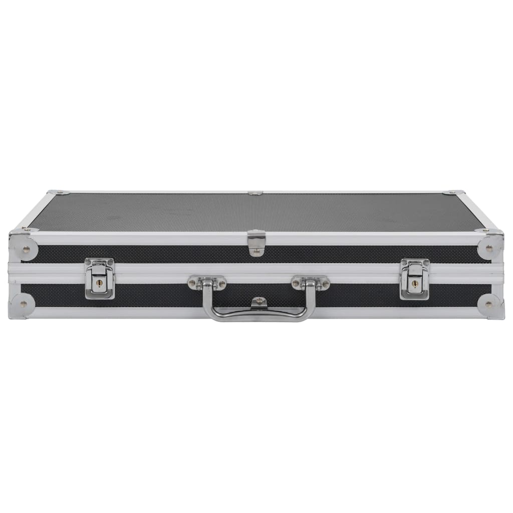 Waffenkoffer Aluminium ABS Schwarz