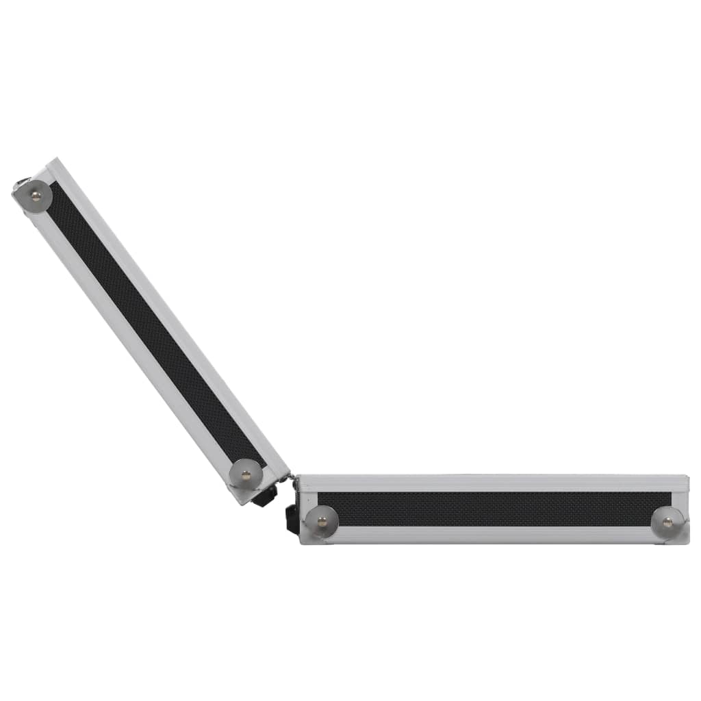 Waffenkoffer Aluminium ABS Schwarz