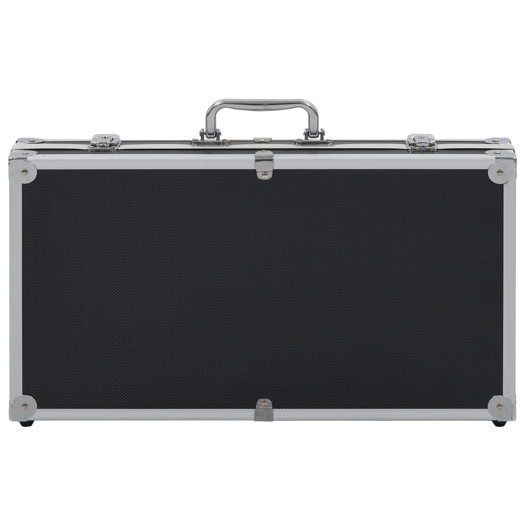 Waffenkoffer Aluminium ABS Schwarz