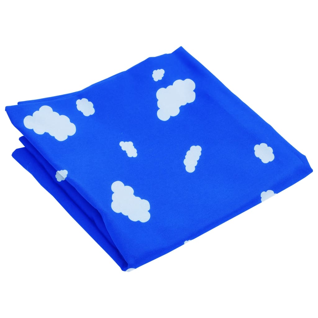 Schaukelsitze 2 Stk. mit Klettersteinen Blau Polyethene