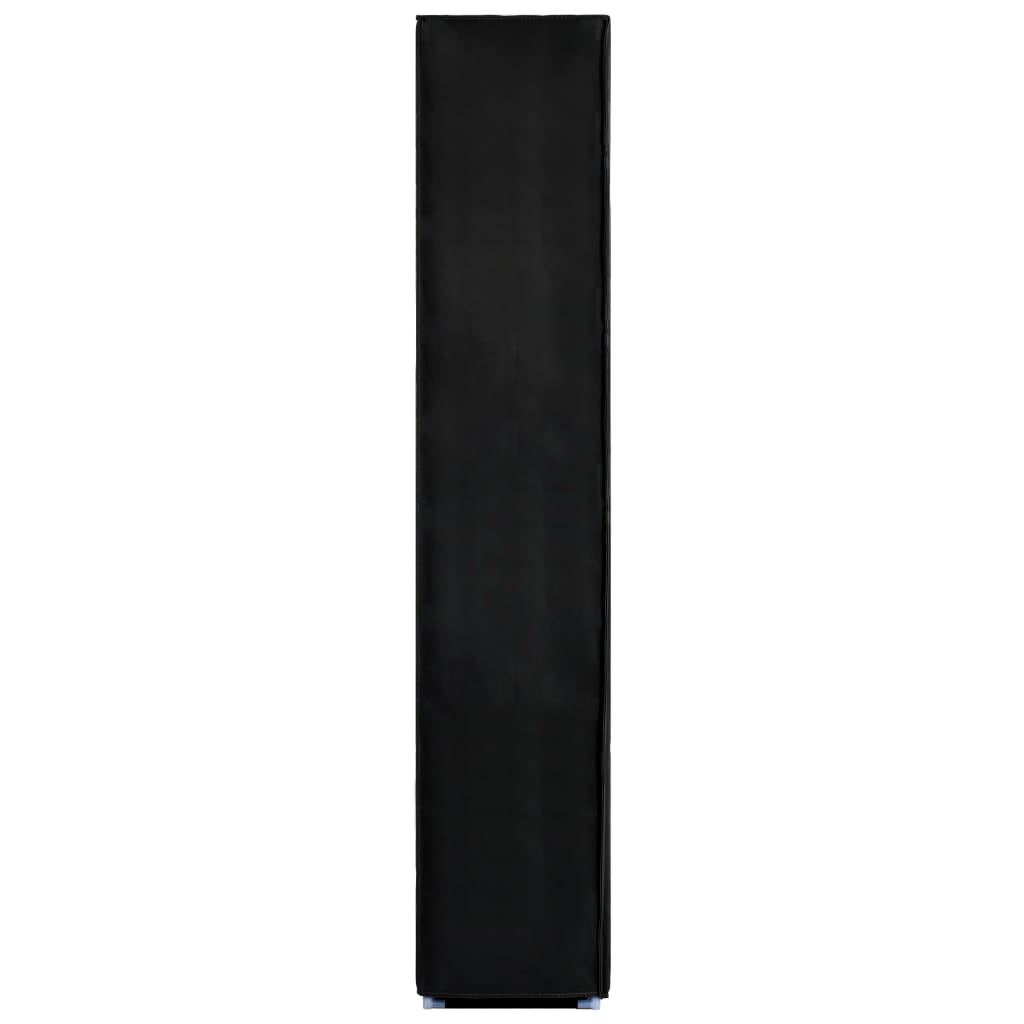 Schuhschrank Schwarz 60x30x166 cm Stoff