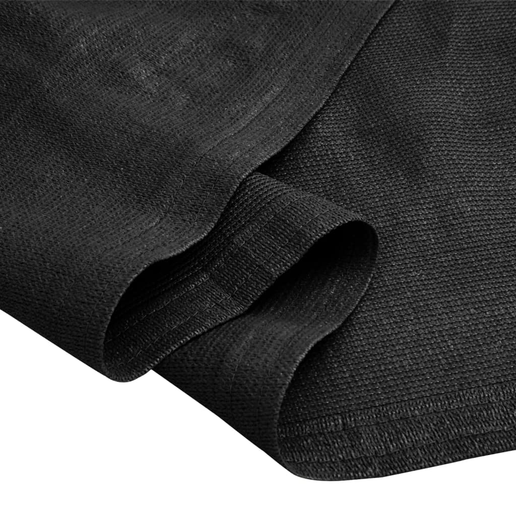 Zeltteppich 300x600 cm Schwarz