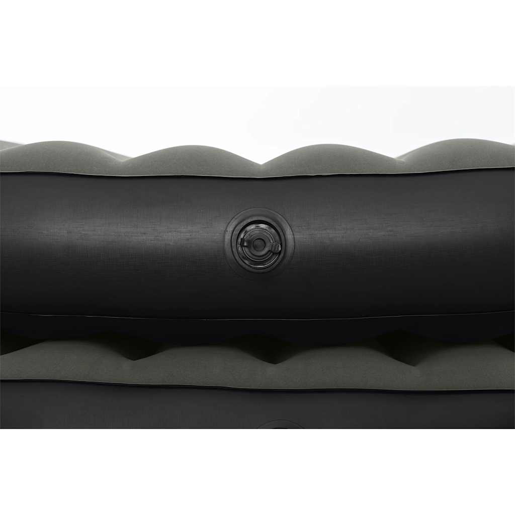 3-in-1 Luftbett Schwarz und Grau 188x99x25 cm