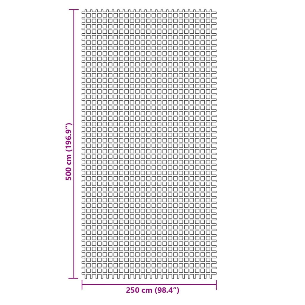 Zeltteppich Anthrazit 5x2,5 m