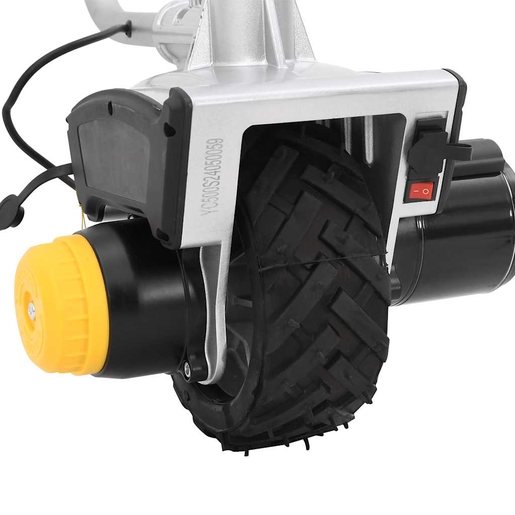 Stützrad für Anhänger 12 V 550 W Aluminium