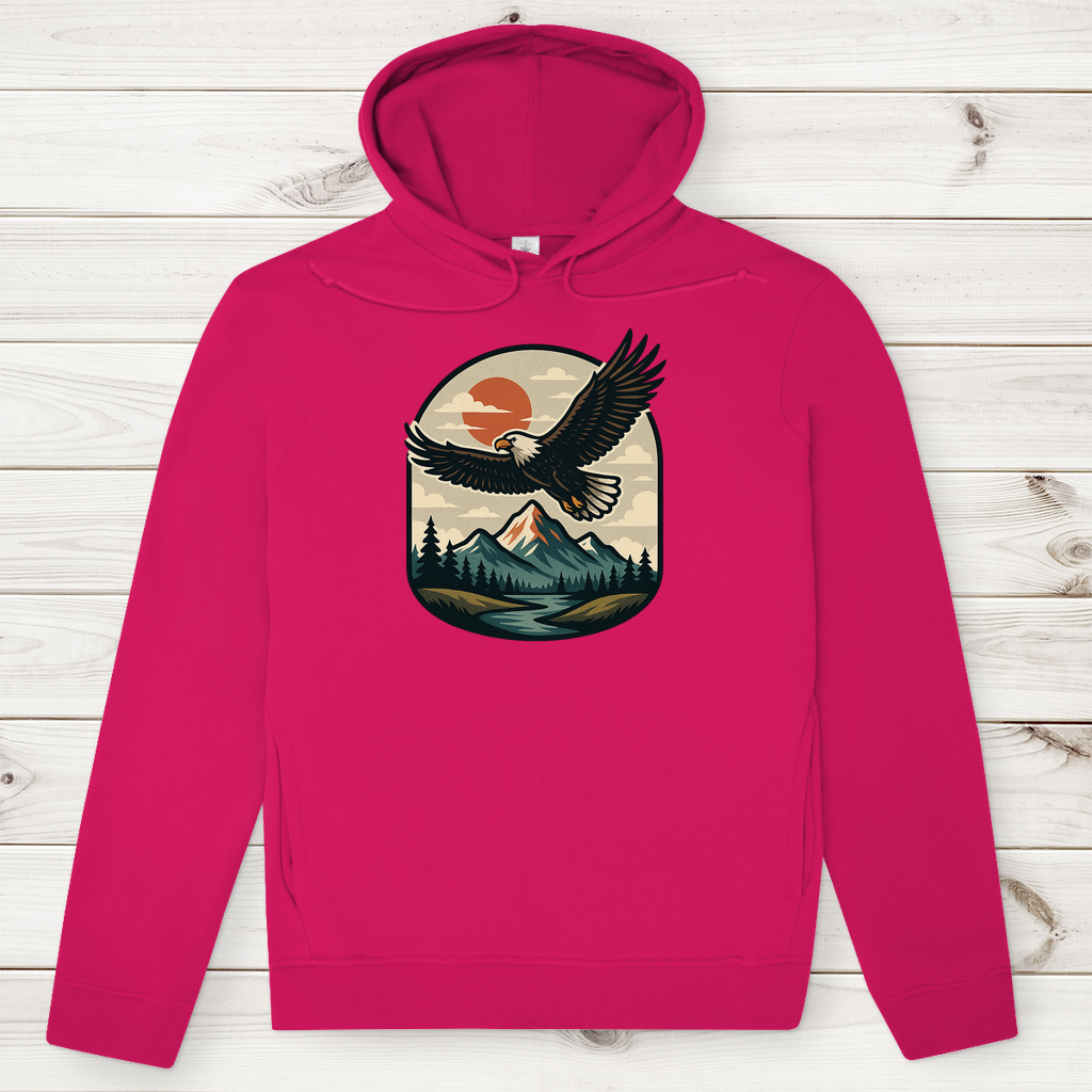 Hoodie Herren Premium 100% Bio Eagle