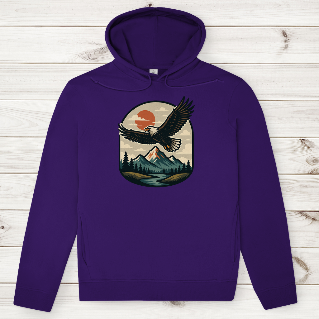 Hoodie Herren Premium 100% Bio Eagle