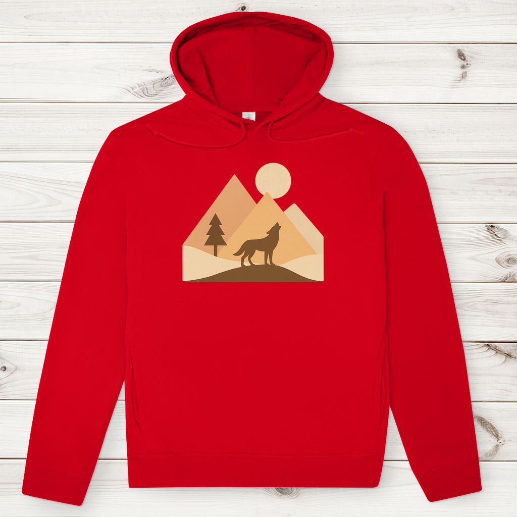 Herren Premium Bio Hoodie Wulf