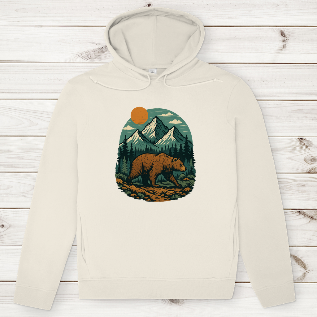 Herren Premium Bio Hoodie Bär