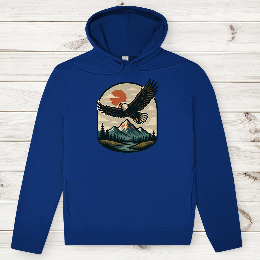 Hoodie Herren Premium 100% Bio Eagle