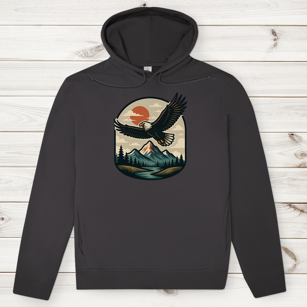 Hoodie Herren Premium 100% Bio Eagle
