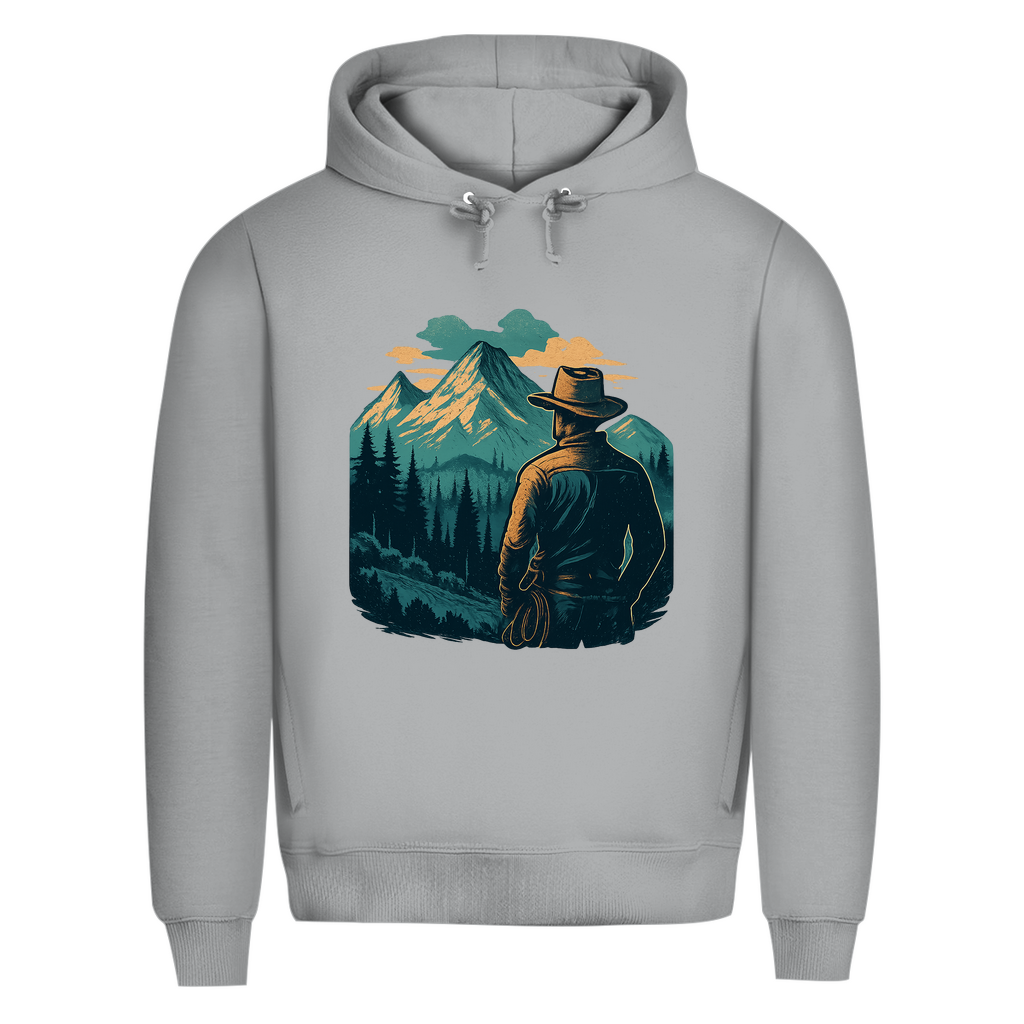 Herren Premium Bio Hoodie Cowboy