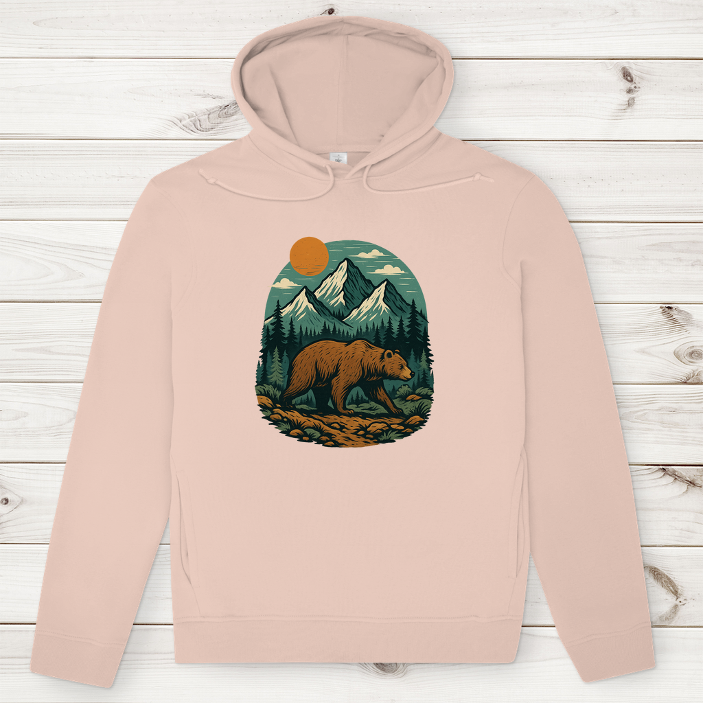 Herren Premium Bio Hoodie Bär