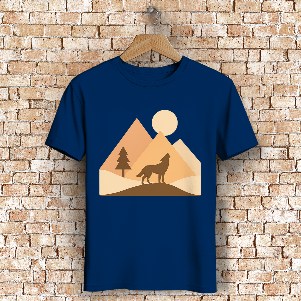 Herren Premium Bio T-Shirt Wulf