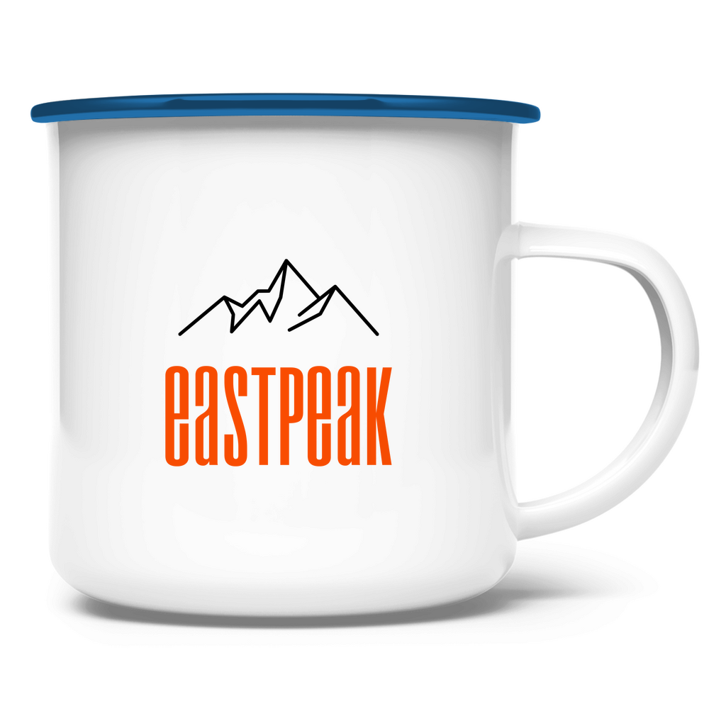 Emaille Tasse Cowboy - 375ml / 450ml Tasse Emaille