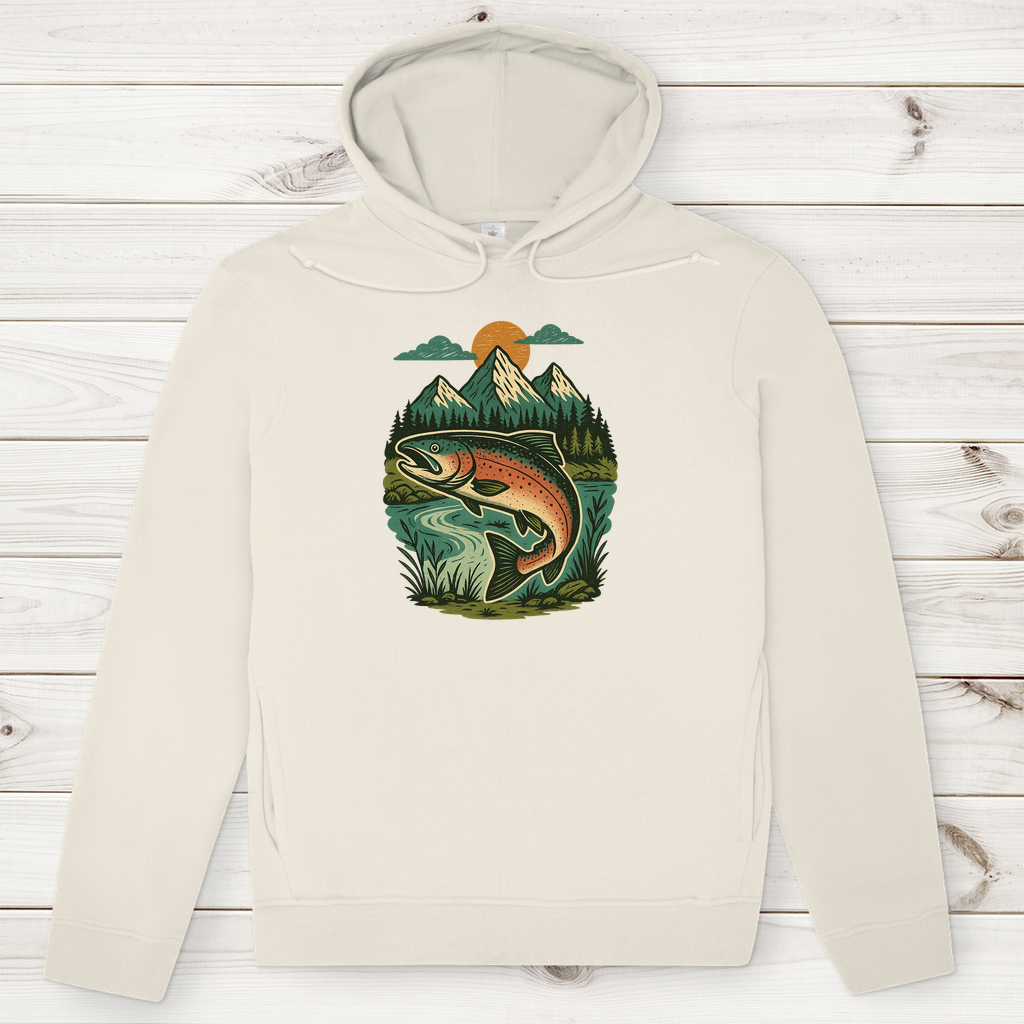 Herren Premium Bio Hoodie Salmon