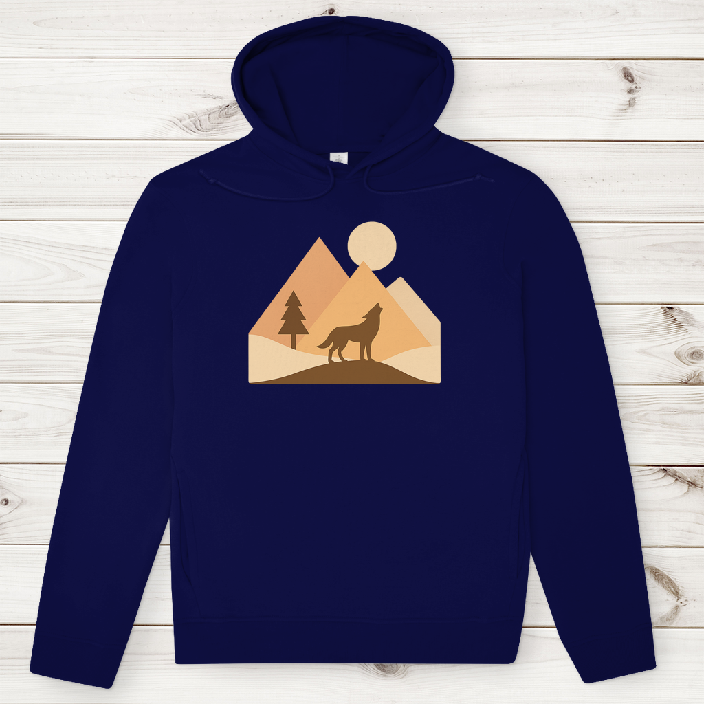 Herren Premium Bio Hoodie Wulf